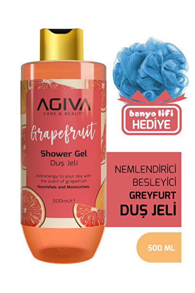 Agiva Care&Beauty Greyfurt Özlü Besleyici ve Nemlendirici Duş Jeli