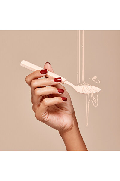 Impress Kendinden Yapışkanlı Takma Tırnak Kısa Parlak Bordo