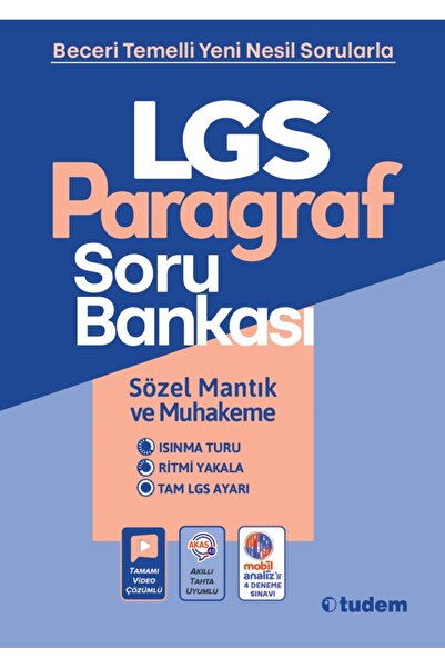 Tudem Yayınları Lgs Paragraf Soru Bankası