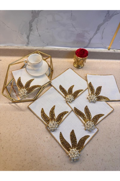 Şehrazat Giyim KAHVE YANİ SUNUM MENDİLLERİ 6 ADETTİR