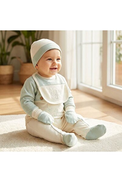 Gaye Men's Filli 5-Piece Hospital Outpatient Bodysuit Set - 100% Cotton