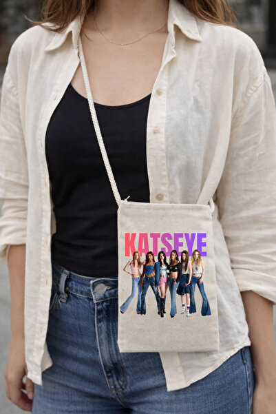 lovver Katseye Designed Zippered Custom Made Neck-Hanging Premium Printed Can...