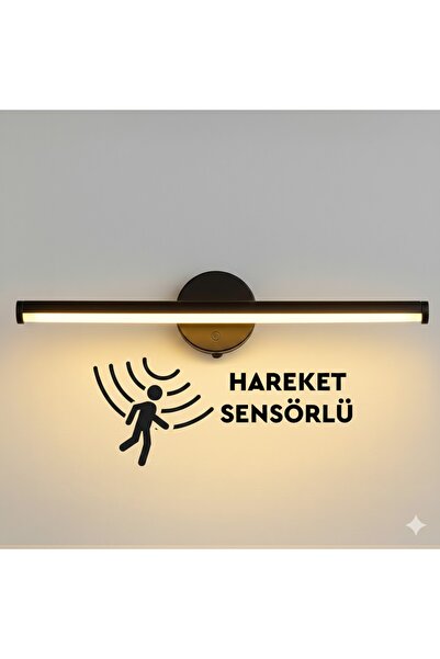 ENMA STORE Sök-Tak Sensörlü Gold Günışığı Yapışkanlı Pilli Led Aplik 38cm