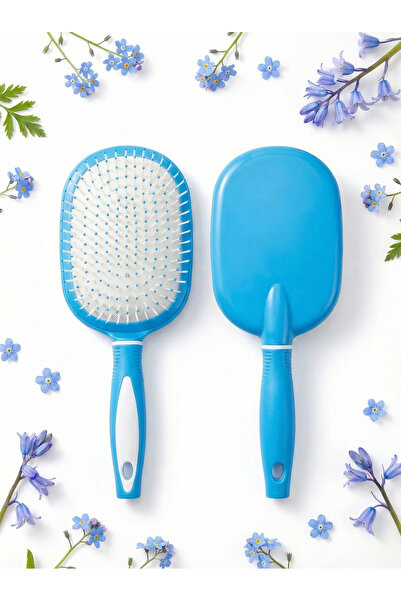 Rayan & Hoor Style Cutie Premium Soft Tip Sky Blue Hairbrush ☁️ 💙