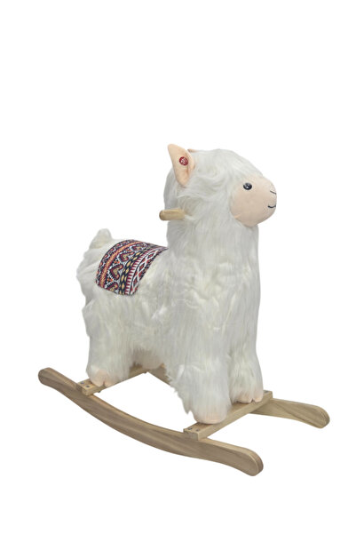 Rally لعبة الخروف الخشبي الهزاز