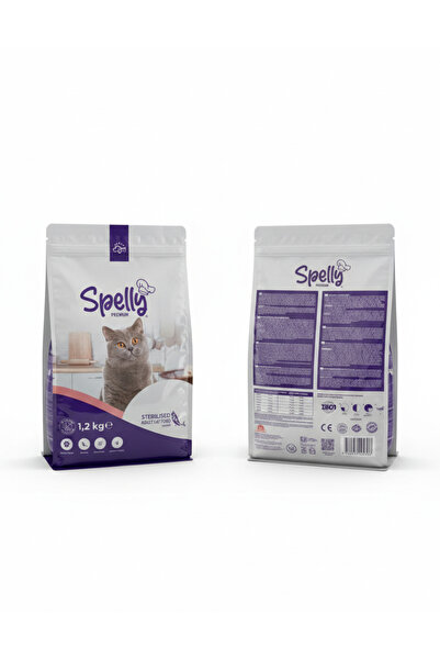 SPELLY KEDİ KURU MAMA STERILISET 1,20 KG YETİŞKİN KEDİ
