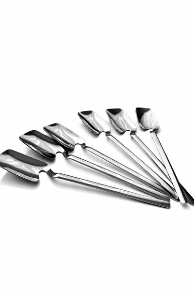 Asemi online Stainless Steel Ice Cream Spoon 6 Pieces