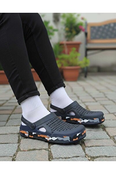 ARMÜZ Camouflage Sole Perforated Eva Non-Slip Sole Cros Sabo Nurse Daily Slip...