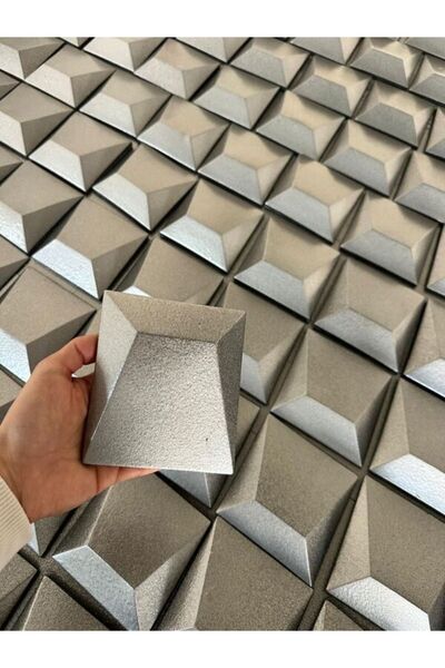 ZZ 13X13 KARE 6 ADET PRİZMA DUVAR 2 MM ABS KALIBI