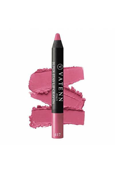 VATENN ITALY Super Stay Lip Crayon 417 Pink Peach