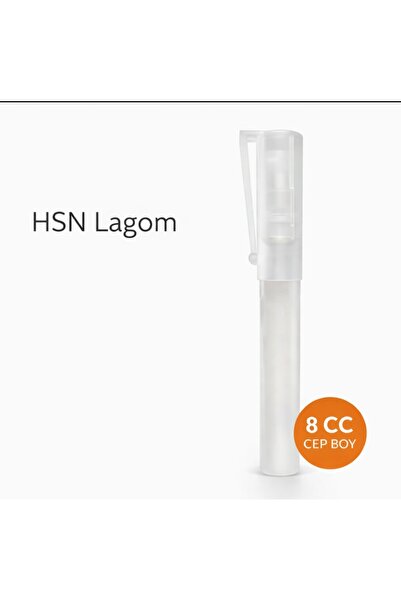 HSN LAGOM Cam Kalem parfüm şişesi boş geçmeli cep boy 8 ml-cc 1 adet