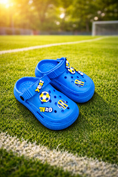 Behtah Kundura Sandale și papuci de zi cu zi pentru băieți, cu design Jibbitz...