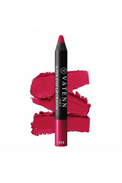 VATENN ITALY super stay lip crayon 404– Non-Dry Smooth Matte Lipstick, Waterp...