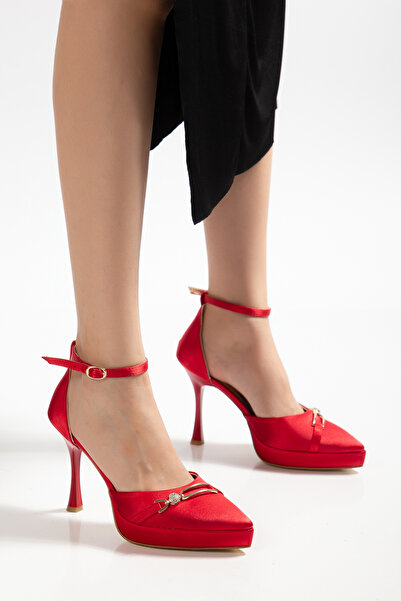 MODA MHS Mati Thin Heeled Ankle Strap Women's Evening Dress Shoes