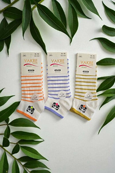 vakre Women's Cotton Patterned Mixed Booties Socks, Pack of 6