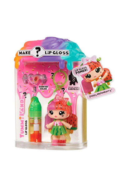 TOYFEST Yummiland Poppy Melonberry Bebeği ve Dudak Parlatıcısı Gizemli Renk S...