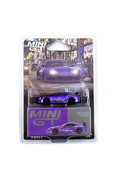 TOYFEST Mini Gt 1/64 Toyota Supra (A80) Top Secret Gt-300 Top Secret Purple B...