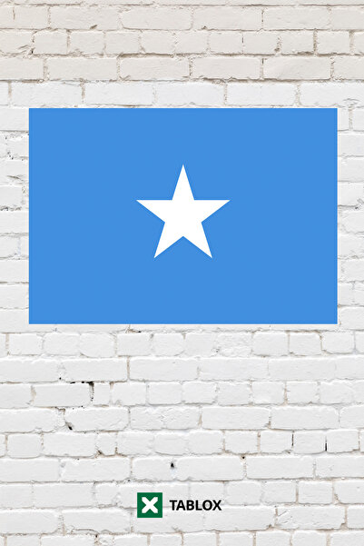 TABLOX Drapelul țării Somalia Tablou decorativ cu steagul Tablou din lemn MDF...