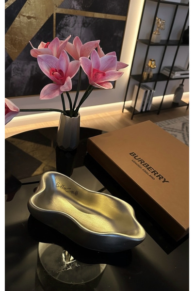 BalibeeCandle BalibeecandleHandmade Dekoratif Luxry Gold Tabak Dekoratif Gold...