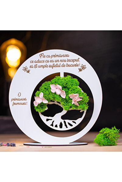 Creators of Crafts Cadou Personalizat Cu Licheni "Urare De Primavara" - Model...