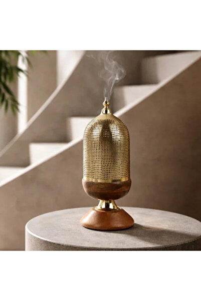 Generic مبخرة من الفولاذ المقاوم للصدأ بقاعدة خشبية