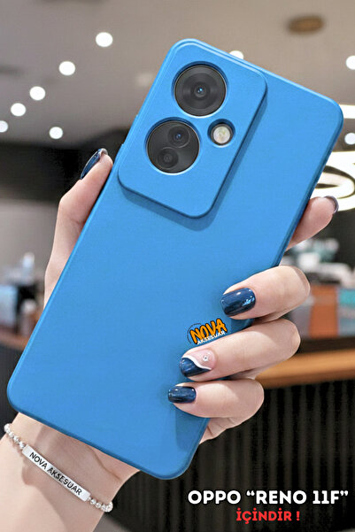 cepmoda Oppo "Reno 11F" Flexible Slim Thin Phone Case [Blue_Slim]