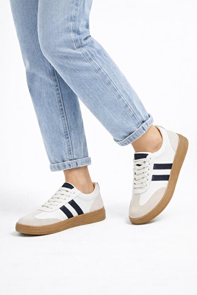 RoseVeno Women's White Samba Sports Shoes Sneaker