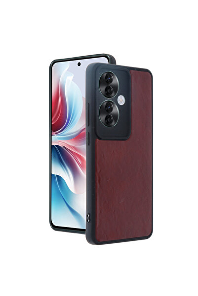 cepmoda Oppo "Reno 11F (5g)" Premium Leather Plating Case - Silicone Cover wi...