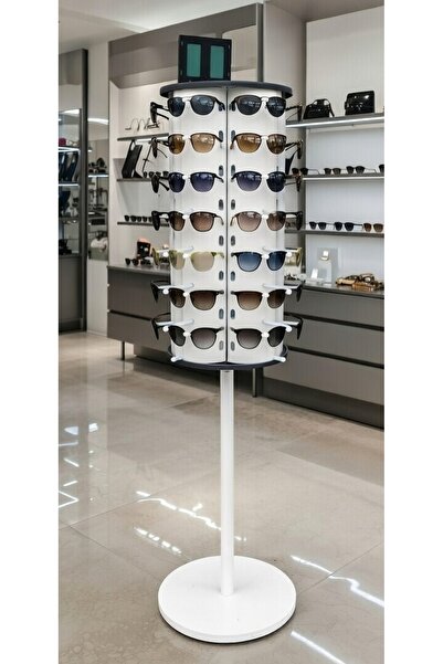 UPEKA 50 Pieces Demountable 360 Rotatable Wooden Leg Metal Body 2 Mirror Glas...