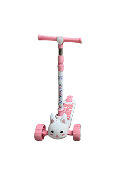 Rally سكوتر للأطفال مع إضاءة وموسيقى بتصميم شخصية القط"