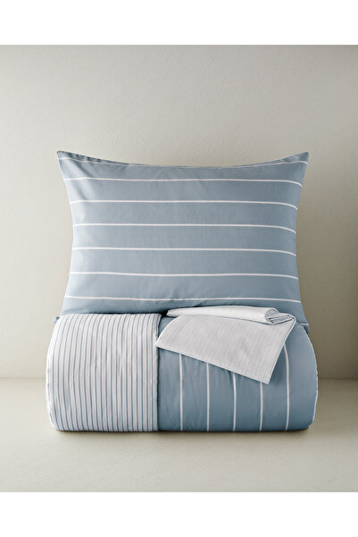 English Home Timeless Line Easy-Iron Single Duvet Cover Set 160X220 cm Light ...