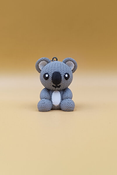 Rodopiva Breloc Koala cu model tricotat (plastic)