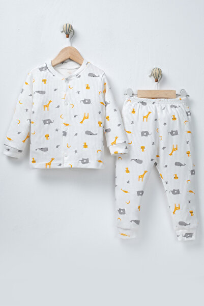 TİNY GOLDEN Baby Boy 100% Organic 2-Piece Baby & Kids Pajama Set