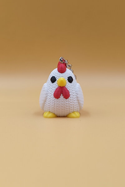 Rodopiva Breloc cu model tricotat în formă de pui (plastic)