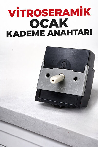 Baytech Kumtel ve Luxell Vitroseramik Ocak Kademe Anahtarı Regülatör - Uyumlu...