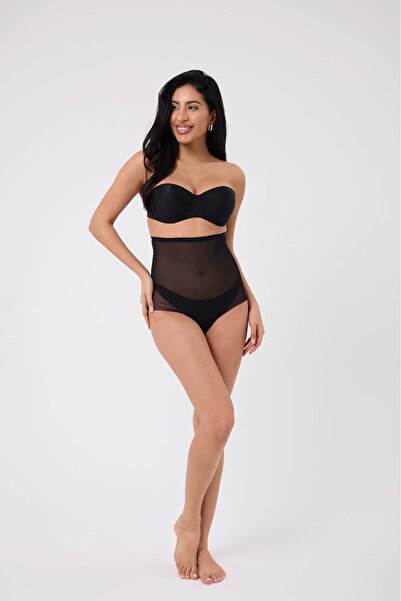 ALFA AKSESUAR 03 Freshness 0006 Laser Cut Tulle High Waist Slip Corset