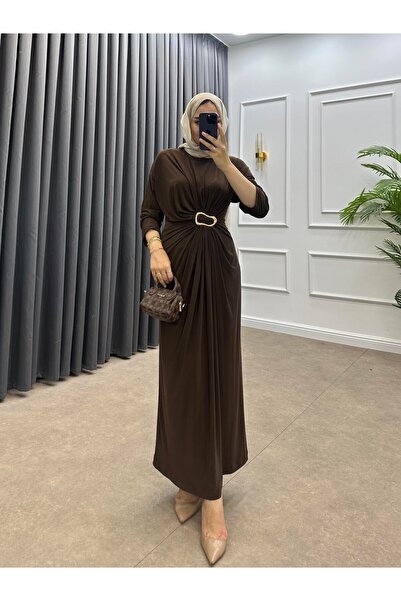 bezenstore GOLD TOKALI SANDY ELBİSE