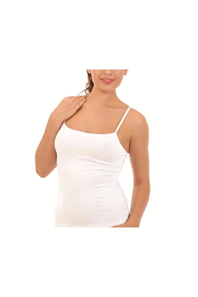 azrlyaonline Imer 1237 Modal Single Jersey Undershirt with Thread Straps