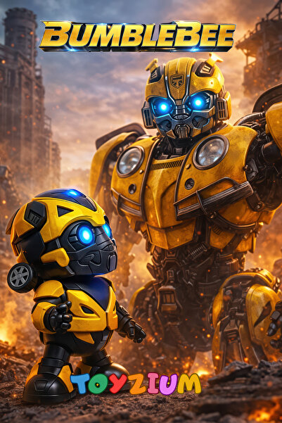 Shem Bumblebee Dans Eden Transformers Robot – Işıklı, Müzikli, Hareketli Robot