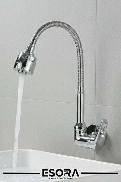 Duvardan Tek Su Çıkışlı Yağmurlama Fonksiyonlu Banyo Ve Mutfak Bataryası