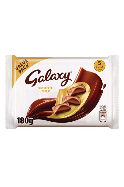 Galaxy Smooth Milk Chocolate Bars 5 x 36 g Creamy Silky Indulgent Treat Pack