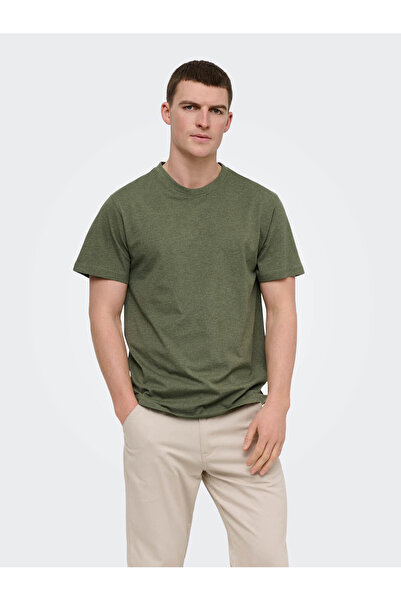 Only & Sons Onsmax Green Men's T-Shirt 22025208