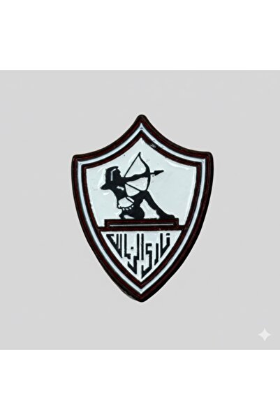 genric ملصق معدني بشعار نادي الزمالك المصري للجوال