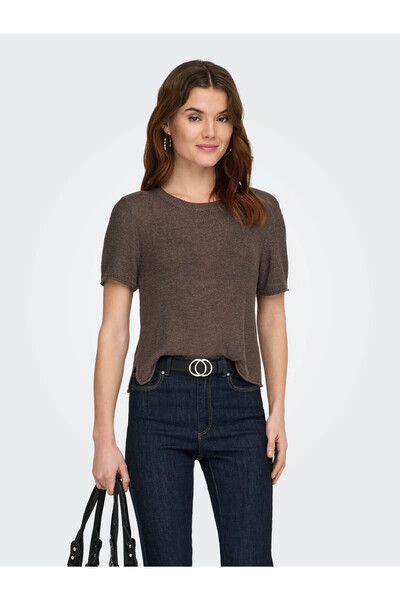 ONLY Onlsunny Brown Women's T-Shirt 15254282