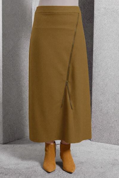 Alvina Skirt with Zipper Detail 60636