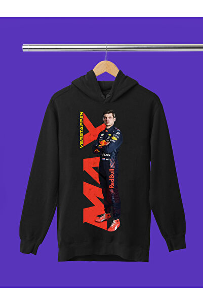MAGORS Max Verstappen Printed 3-Yarn Quality Soft Texture Hooded F1 Kids Swea...