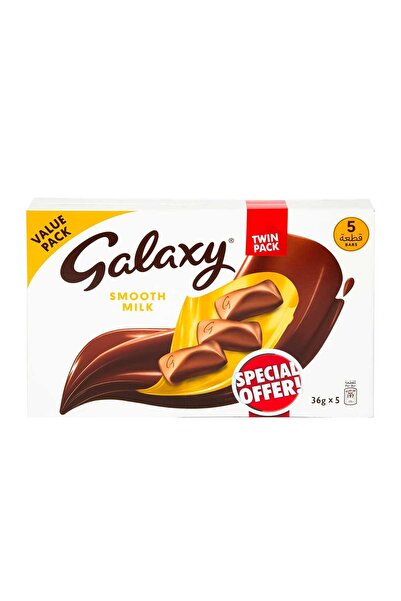 Galaxy Smooth Milk Chocolate 10 x 36 g Creamy Silky Melt-in-Mouth Indulgent T...
