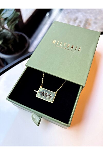 Miltonia Emel ile Ecel 925s Gümüş Kolye
