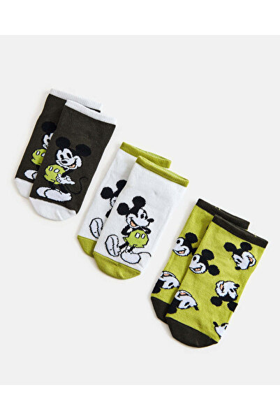 REDTAG Boys Assorted Ankle Length Socks (3 Pairs)