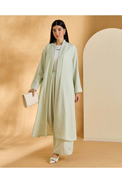 REDTAG Women Mint Open Front Coat
